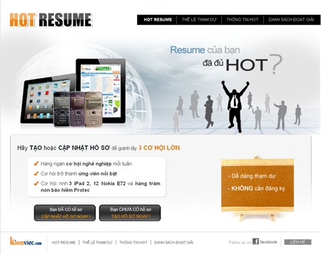 Thành công hơn cùng Hot Resume